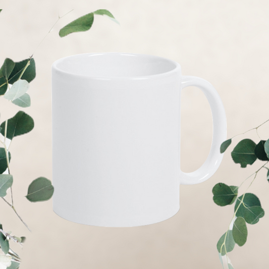 Tasse weiß mit Eigenen Motiv